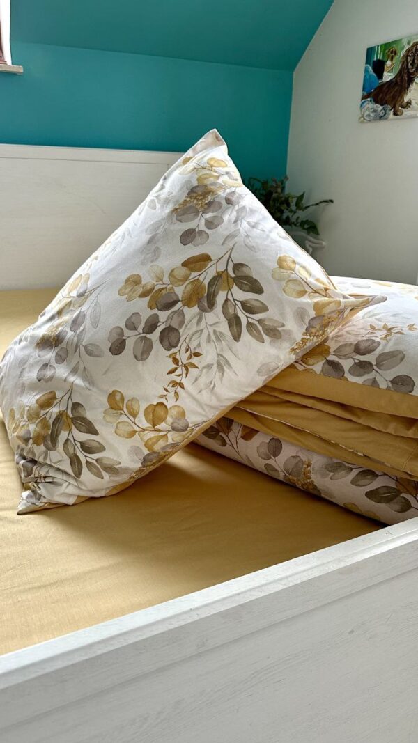 Комплект постільної білизни Сатин (Жовтий)