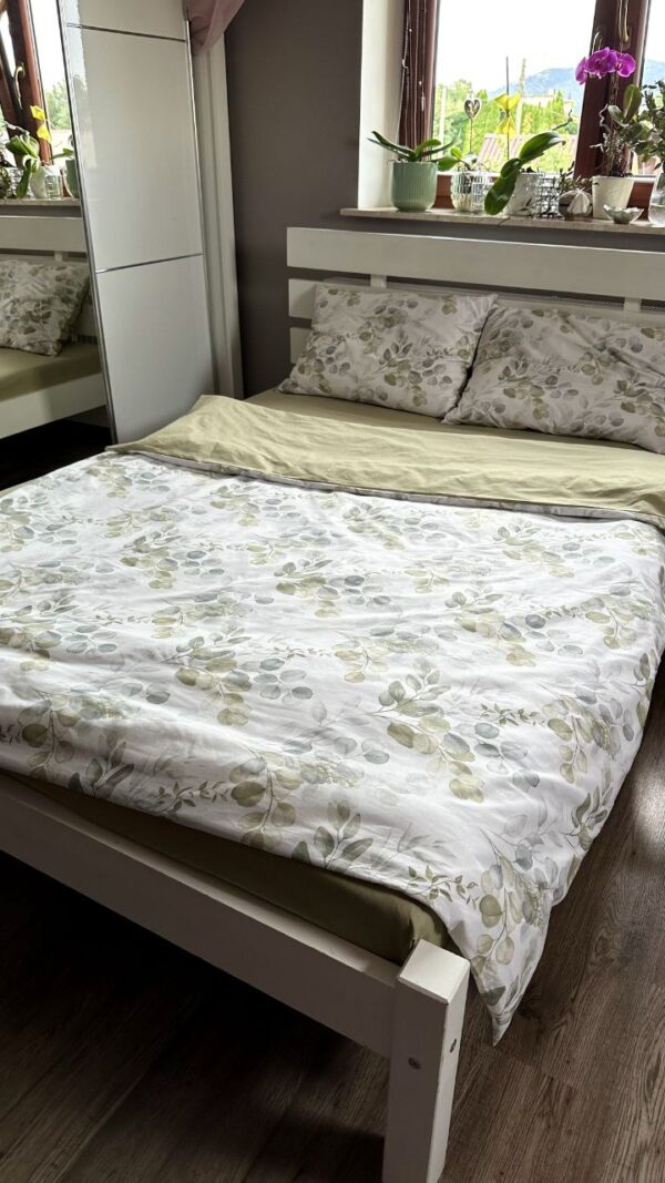 Комплект постільної білизни Сатин (Зелений)