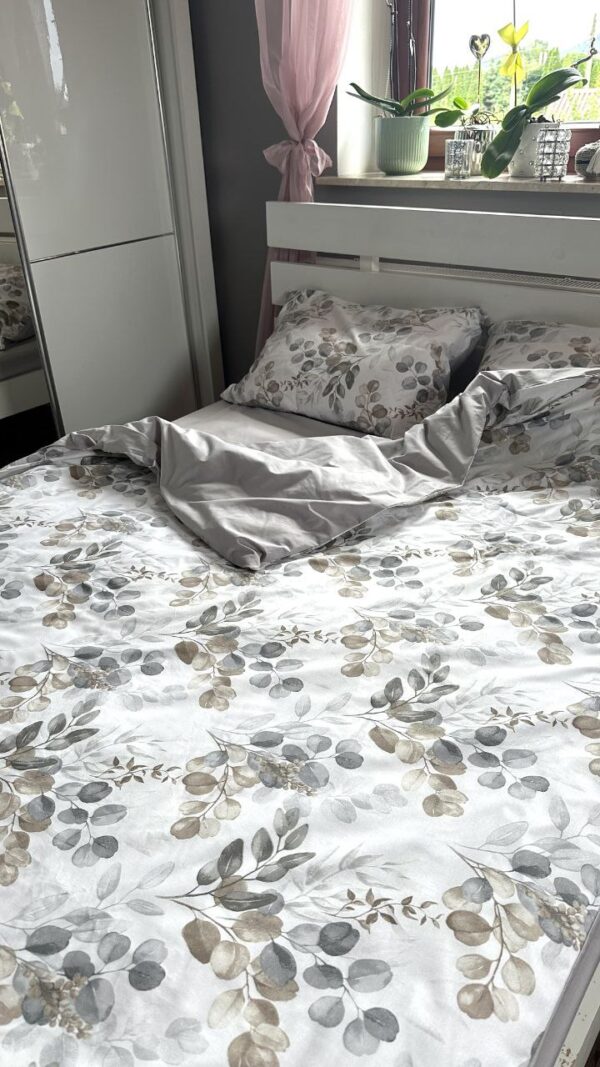 Комплект постільної білизни Сатин (Сірий)